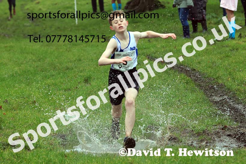 Boys under-13s 2023 NECAA Cross Country Relays, Thornley Hall Farm, Peterlee, County Durham. Photo: David T. Hewitson/Sports for All Pics
